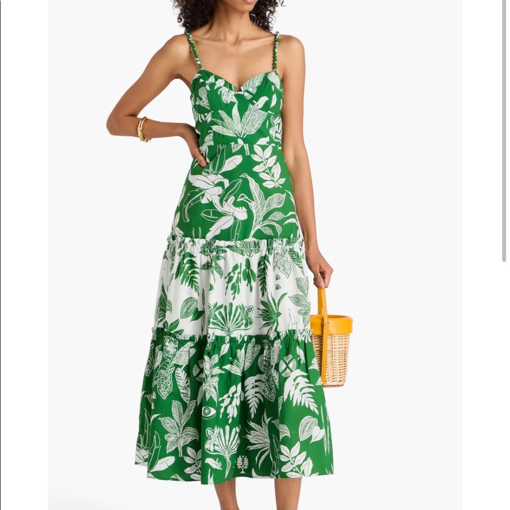 Farm Rio Forest Soul Mix Midi Dress